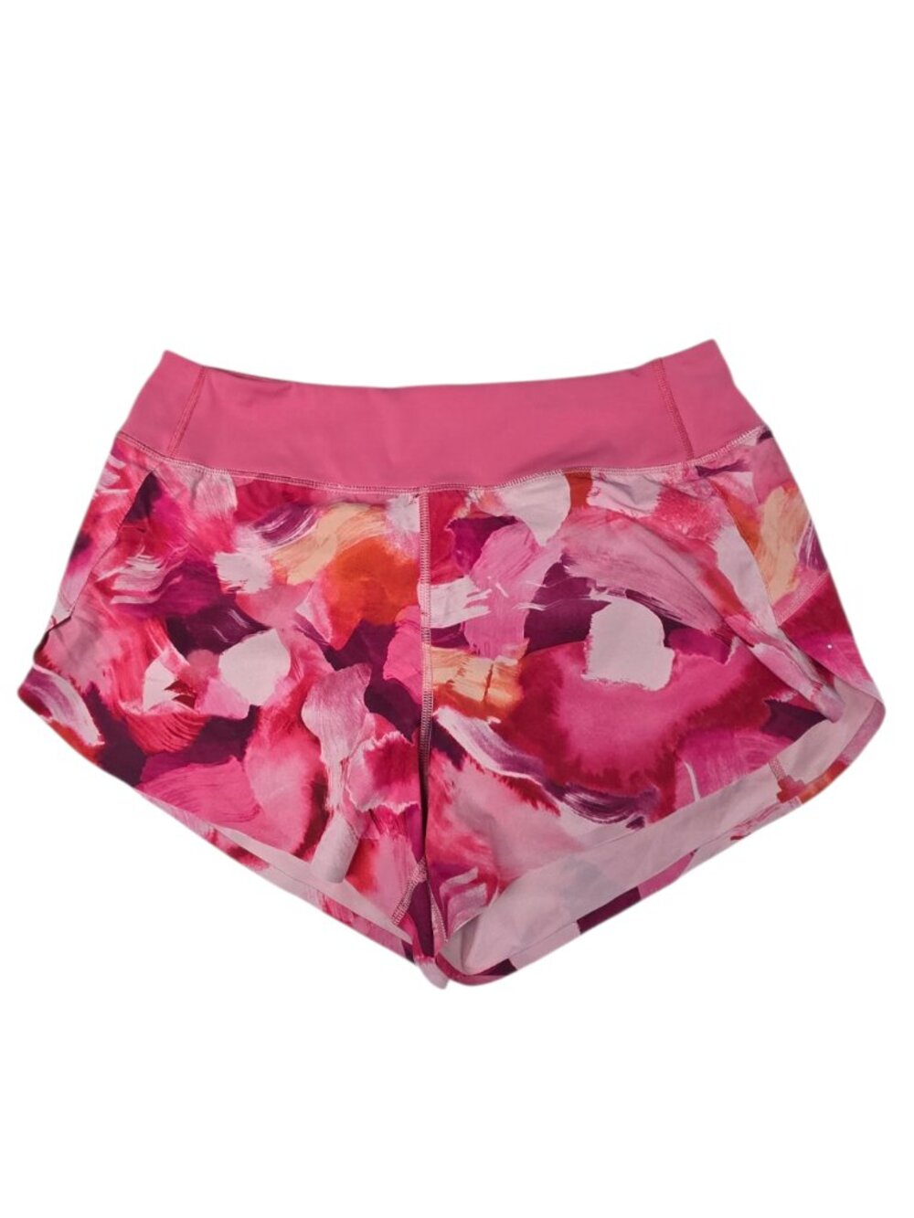 Athleta Run With It 3.5" Short, Running, Athletic, Lined, Pink Multi, Size M